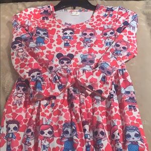 Size 7/8 LOL doll dress! NWOT